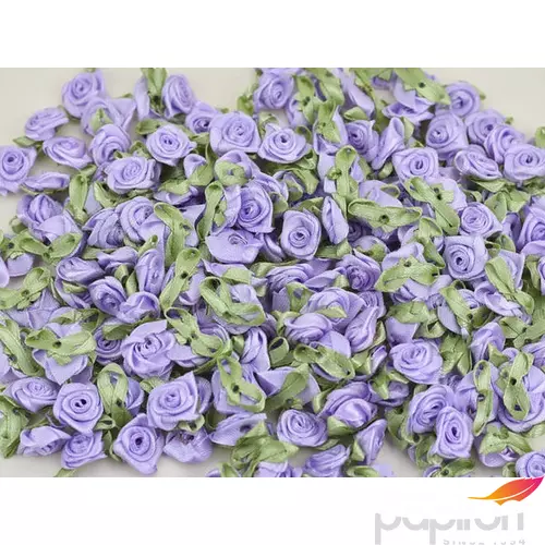 Rózsafej szatén színes v.lila (25db/csomag)