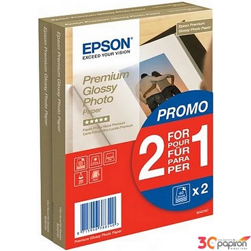 S042167 Fotópapír tintasugaras 10x15 255 g fényes 2x40 lap EPSON 80lap