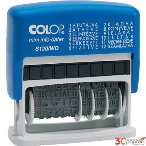 Bélyegző Colop S120/WD