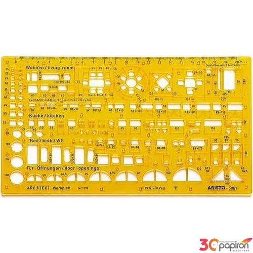 Sablon Aristo Építész kombi. 1:100