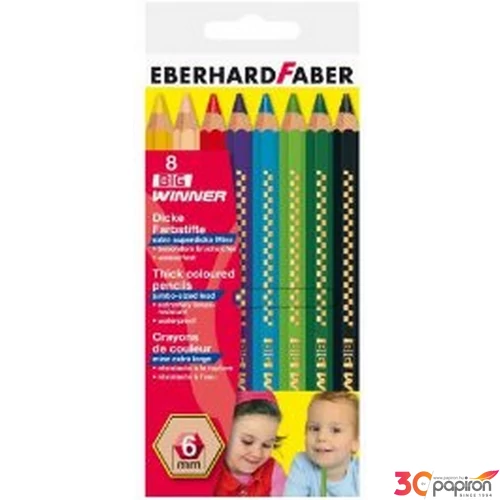 Eberhard Faber Színes ceruza 8db Big Winner E518708 E518708