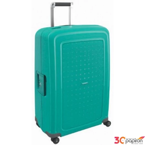 Samsonite kabinbőrönd 55/20 S'CURE 40x55x20 zöld SPINNER 4kerekű 55/20 CABIN
