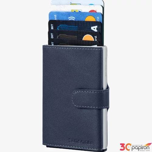 Samsonite bankkártya tartó Alu Fit 202 - Slide-Up Wallet 133890/1090-Blue