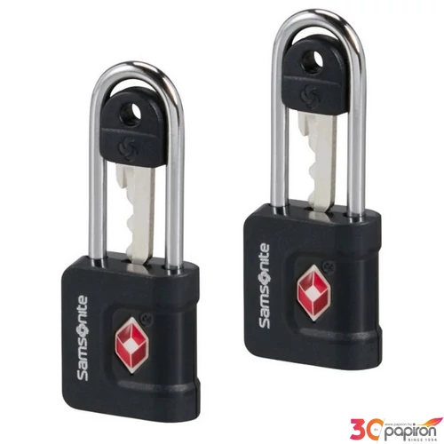 Samsonite biztonsági lakat '25 Ta Revolution Key Lock Tsa X2 155578/1041-Black