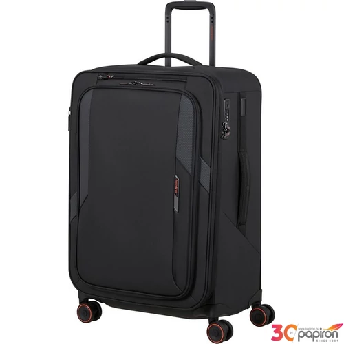 Samsonite bőrönd 26' Glazed Spinner 67/24 Exp 159766/1041-Black