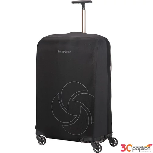 Samsonite bőröndhuzat L/M foldable Luggage cover 121223/1041 Fekete