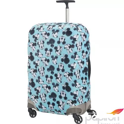 Samsonite bőröndhuzat M GLOBAL TA Disney LYCRA COVER M 122306/7923 Mickey/Minnie Blue