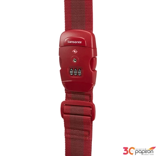 Samsonite bőröndszíj Luggage strap/tsa lock 121313/1726 Piros