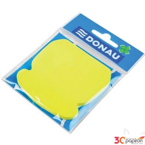 Öntapadós jegyzettömb Donau telefon formájú sárga 50lap/csom