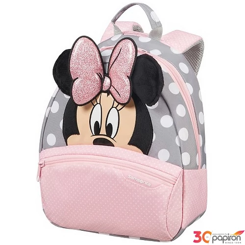 Samsonite hátitáska Disney Disney Ultimate 2.0 23,5x28,5x13,5 106707/7064 glitter Minnie pink/szürke