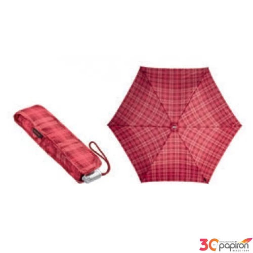 Samsonite esernyő mini női Alu Pattern 23x94,5 0,18kg Manuális 45509/4320 piros skótkockás