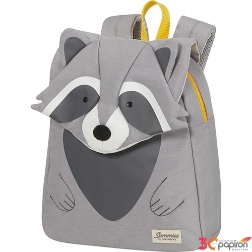 Samsonite hátitáska Happy Sammies Eco Backpack Raccoon Remy 132082/8734-Raccoon Remy