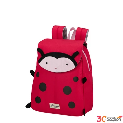 Samsonite hátizsák S+ Happy Sammies Eco Backpack 142476/9676-Ladybug Lally