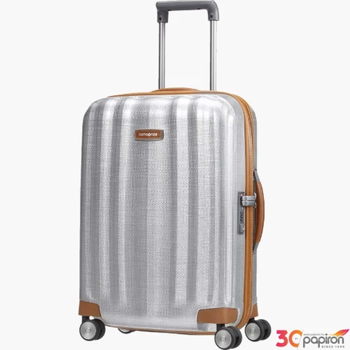 Samsonite kabinbőrönd 55/20 4kerekű bőrönd LITE-CUBE DLX 82Vx002 61242/1004_08 alumínium