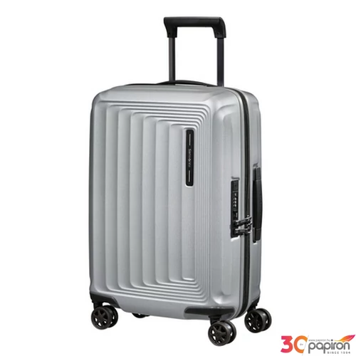 Samsonite kabinbőrönd 55/20 Nuon Spinner 55/20 Exp 22' 134399/4052-Matt Silver