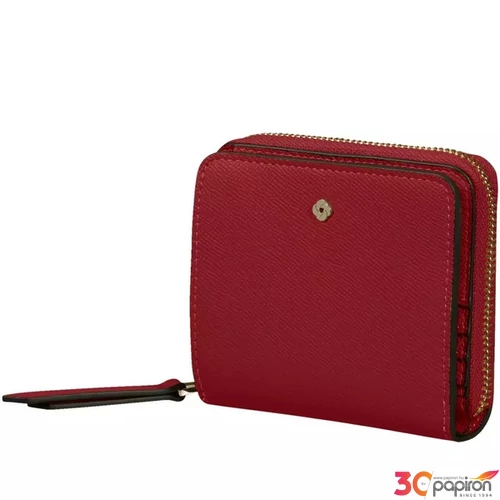 Samsonite Női pénztárca 341 - W 6Cc+Zip Ext Dark Red-147962/1267