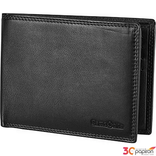 Samsonite pénztárca férfi bőr Attack SLG 13x9,7 60276/1041 fekete