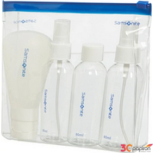 Samsonite utazó csomag Global Ta Bottle Set Pack Of 4 121362/1873-Translucent