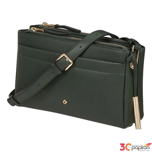 Samsonite válltáska Skyhigh Shoulder Bag 2 Zip Comp 144535/1339-Forest Green