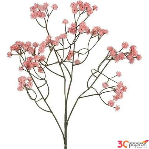 Selyemvirág - művirág 62cm gypsophila rózsaszín 20x20x62cm SDDST5 élehű