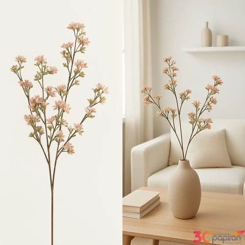 Selyemvirág - művirág Prunus pink SDDST53