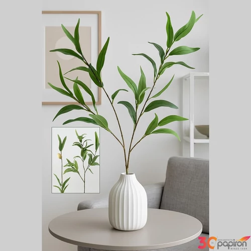 Selyemvirág művirág zöld de Eucalyptus S green DST53 prémium kategóriás virág