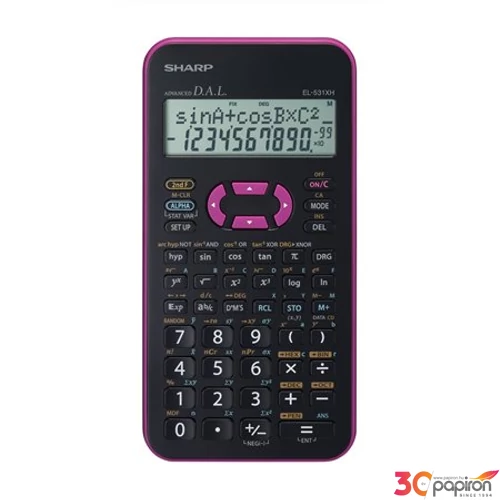 Számológép Sharp EL531 Tudományos számológépek pink SHARP EL531