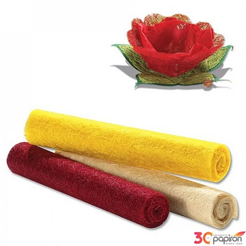 Sisal Folia 45x200cm tek. 135g csillámos nat