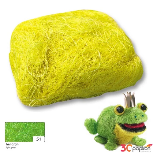 Sisal Folia gyapjú 50g világos zöld 