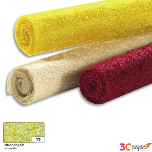 Sisal Folia tek.45x200cm csillámos c.sárga 