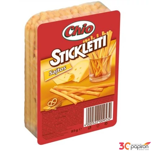 Sós kekszek Chio Stickletti sajtos sós rúd, 85g KHE021