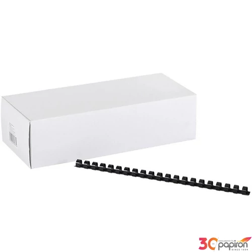 Spirál 12mm fekete Fornax 56-80 lap