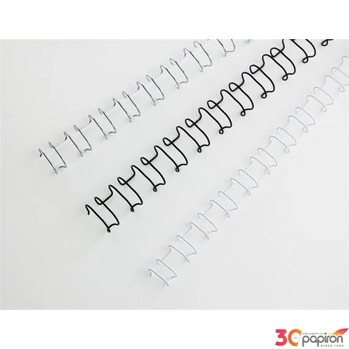Spirál 6 mm GBC fém, 2:1,55 lap MultiBind 21,  fehér GBC165085