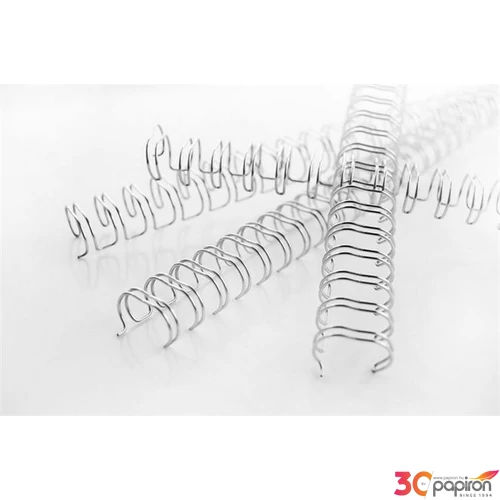 Spirál 6 mm GBC fém, 3:1,55 lap WireBind, ezüst GBC810497