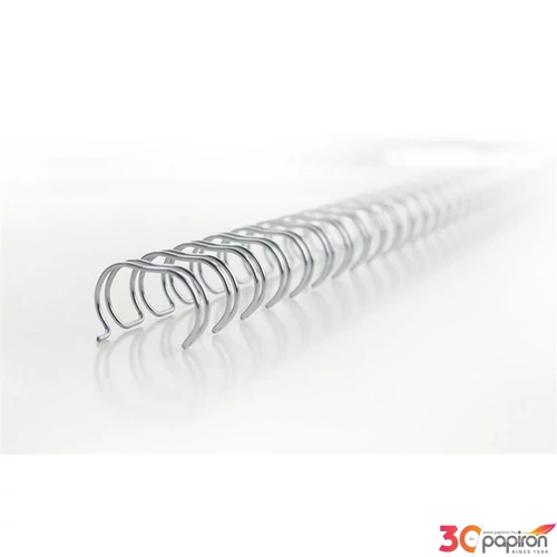 Spirál 8 mm GBC fém, 3:1, 70 lap WireBind, ezüst GBC810597
