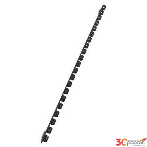 Spirál műanyag Victoria 6 mm, 10-20 lap, fekete