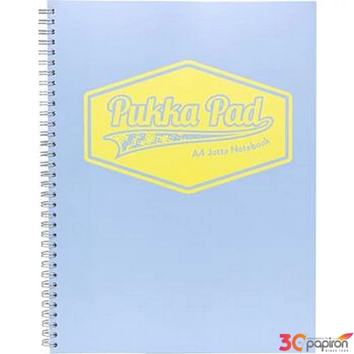 Spirálfüzet A4 Pukka Pad pasztell Jotta Pad vonalas 100lap v.szín Irodai füzetek Pukka Pad 8628-PST