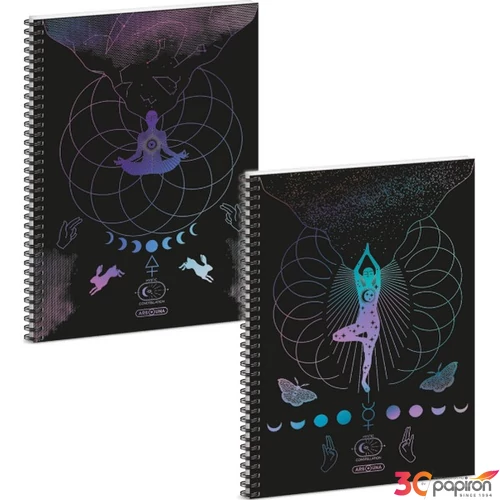 Spirálfüzet A4 sima Mystic constellation(5491) 25