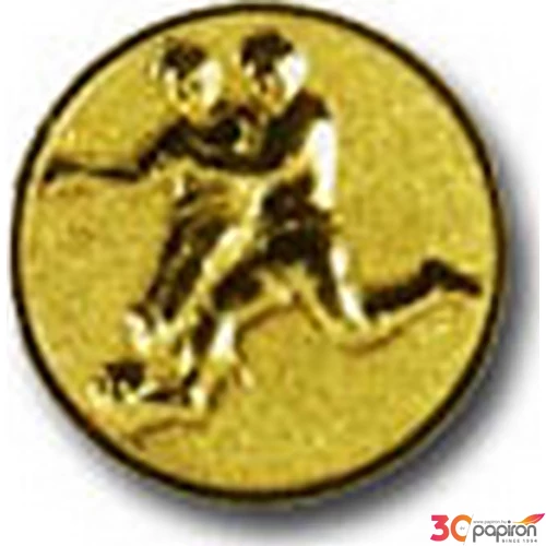 Sportérem betét BK004 25mm-es betét érem nélküli labdarugú Az ár az érmet nem tartalmazza!