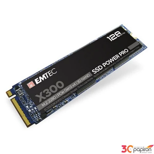 SSD (belső memória) 128GB M2 NVMe 1500/500 MB/s EMTEC X300