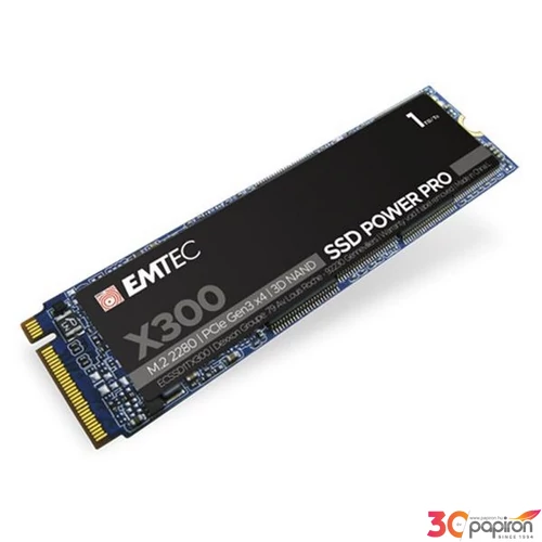 SSD (belső memória) 1TB M2 NVMe 3300/2200 MB/s EMTEC X300