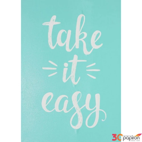 Stencil sablon 147x210mm take it easy