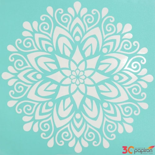 Stencil sablon 215x215mm mandala