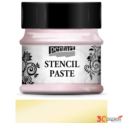 Stencilező paszta gyöngyház 50ml Pentart vanília