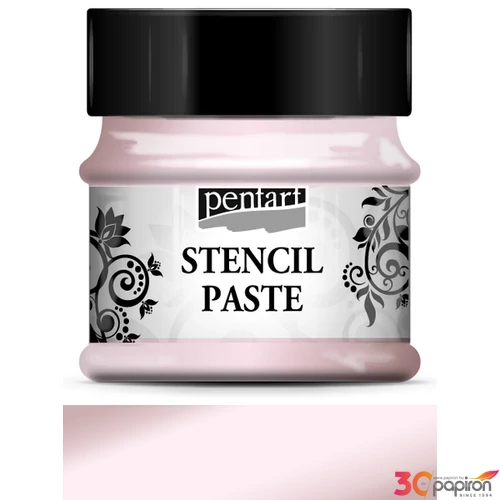 Stencilező paszta gyöngyház 50ml Pentart vattacukor