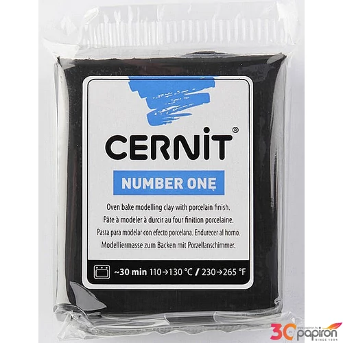 Gyurma süthető Cernit 56gr fekete Cernit süthető gyurma N°1
