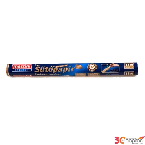 Sütőpapír szilikonos 12 ív MAZZINI Premium