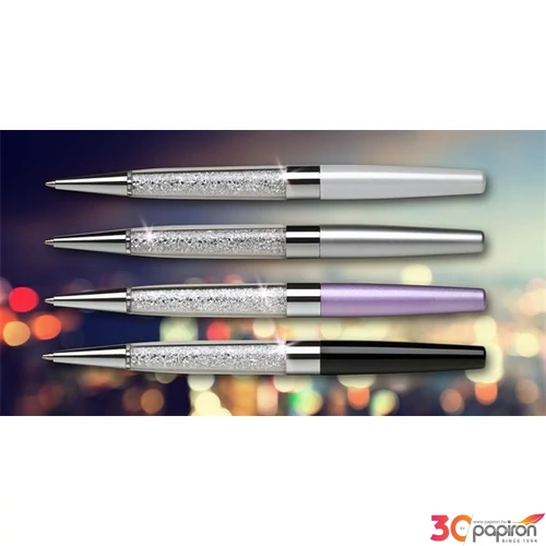 Swarovski toll ezüst 20 Alul Fehér Kristályokkal, 13,5 Cm Made With Swarovski Elements