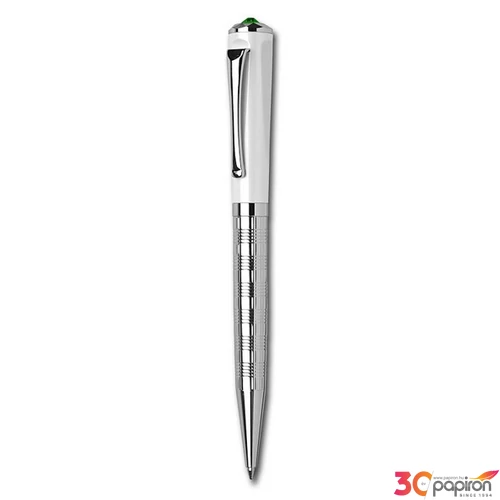 Swarovski Rialto toll fehér 20 Ezüst Testű Peridot Zöld Kristállyal Made With Swarovski Elements