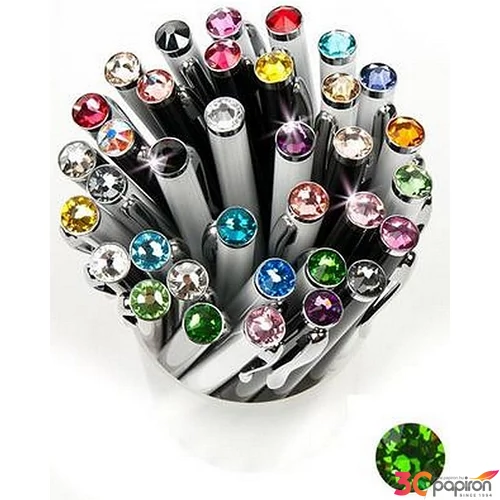 Swarovski toll E. fekete testű Tavasz Zöld Kristály Gravírozható Made With Swarovski Elements